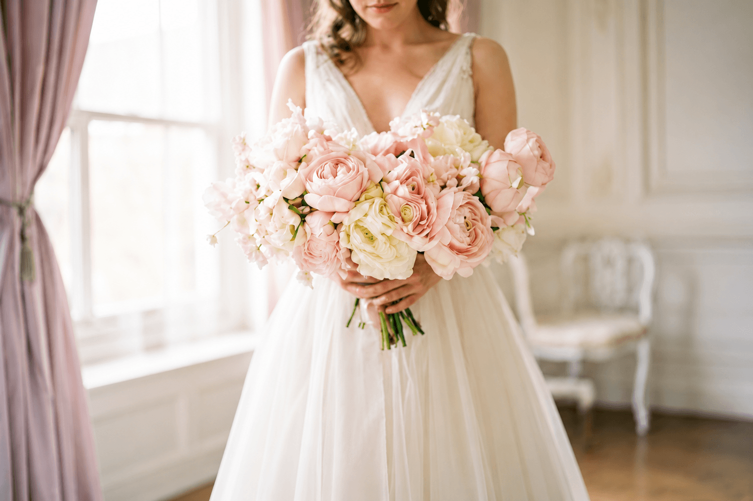 Luxury bridal concierge supporting the bride